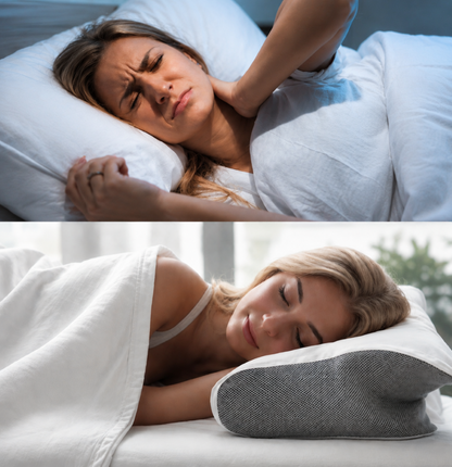 RORIXX Pillow™ -  הכרית האורתופדית לצוואר בצבע אפור בהיר